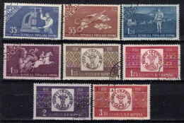 Roumanie 1958 Mi 1750-7 (Yv 1607-14), Obliteré - Used Stamps