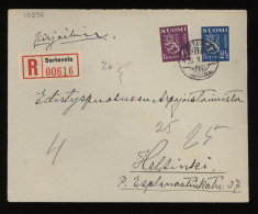 Finland 1939 Sortavala Registered Cover__(10396) - Cartas & Documentos