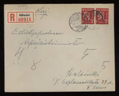 Finland 1939 Käkisalmi Registered Cover__(10391) - Briefe U. Dokumente