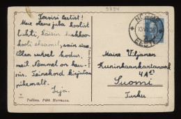 Estonia 1938 Nomme Postcard To Finland__(9894) - Estonia