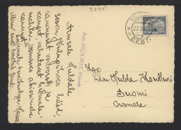 Estonia 1932 Viljandi Postcard To Finland__(9895) - Estonie