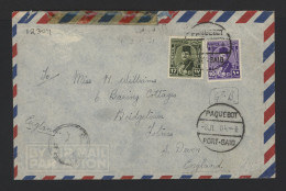 Egypt 1940's Paquebot Cover To UK__(12304) - Lettres & Documents