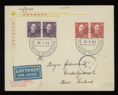 Denmark 1942 Köbenhavn Censored Cover To Finland__(10444) - Briefe U. Dokumente