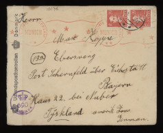 Denmark 1940's Censored Cover To Germany__(10176) - Lettres & Documents
