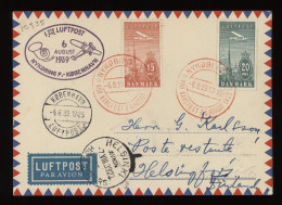 Denmark 1939 Nykköping Air Mail Card To Finland__(10335) - Storia Postale