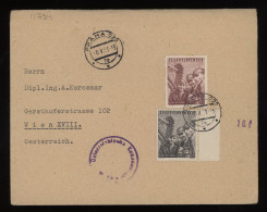 Czechoslovakia 1951 Praha Censored Cover To Wien__(11794) - Covers & Documents