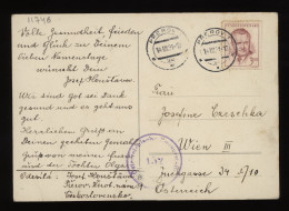 Czechoslovakia 1951 Prerov Censored Postcard To Wien__(11746) - Covers & Documents