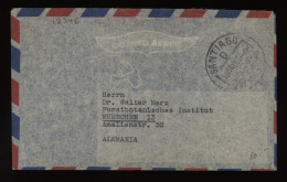 Chile 1961 Santiago Air Mail Cover To Germany__(12346) - Chili