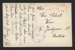 Brazil 1953 Tesouraria Censored Card To Austria__(9634) - Covers & Documents