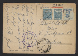 Brazil 1953 Censored Postcard To Austria__(9633) - Brieven En Documenten