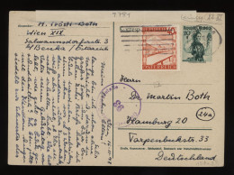 Austria 1948 Wien Censored Stationery Card To Germany__(9784) - Postcards