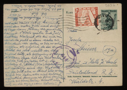 Austria 1948 Wien Censored Stationery Card To Germany__(9637) - Briefkaarten