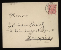 Austria 1893 Baden Stationery Envelope To Germany__(12497) - Enveloppes