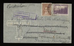 Argentina 1940 Buenos Aires Censored Air Mail Cover To Finland__(10332) - Posta Aerea
