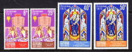 Guyana 1973 Christmas Set MNH (SG 593-596) - Guyana (1966-...)