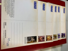 Hong Kong Stamp 2020 Postal Cards Bruce Lees Legacy 6 Diff - Cartoline Maximum