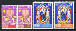 Guyana 1973 Christmas Set HM (SG 593-596) - Guyana (1966-...)