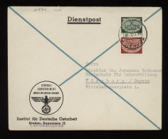 General Government 1942 Krakau Cover To Wurzburg__(10534) - Generalregierung