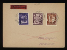 General Government 1941 Zborow Durch Eilboten Cover To Mindelheim__(10600) - Gobierno General