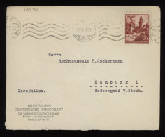 General Government 1941 Krakau Business Cover To Hamburg__(10590) - Gouvernement Général