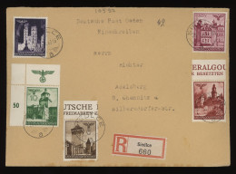 General Government 1940 Siedlce Registered Cover To Adelsberg__(10597) - Generalregierung