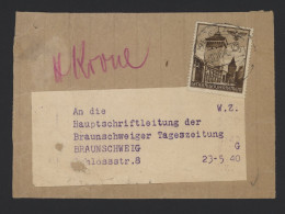 General Government 1940 Krakau Cover To Braunschweig__(10607) - Generalregierung