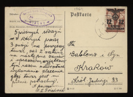 General Government 1940 Card To Krakow__(10611) - General Government