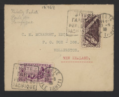 French Oceania 1938 Papeete Cover Front To New Zealand__(12468) - Brieven En Documenten