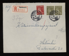 Finland 1944 Sortavala Registered Cover__(10419) - Storia Postale