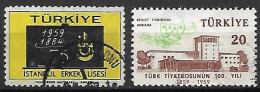 TURQUIE    -   1959 .  Y&T N° 1420 / 1421 Oblitérés . - Oblitérés