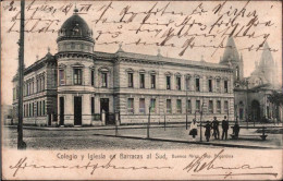 ! Alte Ansichtskarte Buenos Aires Barracas Al Sud, Colegio, Argentinien, 1901, Ship Mail Cap Arcona, Schiffspost Hamburg - Argentina