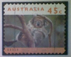 Australia, Scott #1293, Used (o), 1994, Wildlife Series, Koala Sleeping, 45¢, Orange And Multicolored - Usados