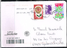 L-DIV 121 - FRANCE N° 1430-1915-2276 Sur Lettre Suivie - Briefe U. Dokumente