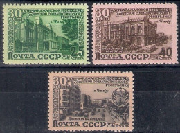 Russia 1950, Michel Nr 1477-79, MNH OG - Unused Stamps