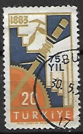 TURQUIE    -   1958 .  Y&T N° 1341 Oblitéré  . - Used Stamps