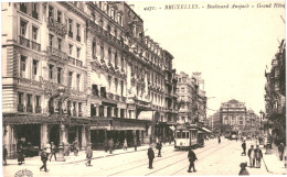 CPA Carte Postale Belgique Bruxelles Boulevard Anspach  Grand Hôtel  VM78899 - Avenidas, Bulevares