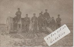 NIMES - Des Militaires Qui Posent En 1909  ( Carte Photo ) - Nîmes
