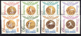 Roumanie 1964 Mi 2345-52 (Yv 2068-75), Obliteré - Usati