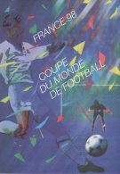 (faciale = 4.60 €) " COUPE DU MONDE - FRANCE 98 " Sur Document Officiel De 4 Pages. N° YT  BF 19 . En Parfait état. DPO - 1938 – Frankrijk