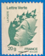 France 2011 :  Type Marianne De Beaujard "Lettre Verte" Provenant De Roulette N° 4597 Oblitéré - Oblitérés