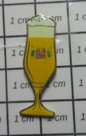 910A Pin's Pins / Beau Et Rare / BIERES / VERRE DE BIERE PRESSION BLONDE - Bierpins