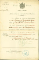 Empire Français Ministère De La Guerre Armée D'Orient Attribution Médaille Baptiste Joffres Signature Général Faucheux - Politisch Und Militärisch