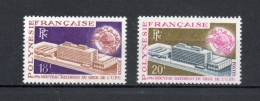 POLYNESIE  N°  80 + 81   NEUFS SANS CHARNIERE COTE  25.00€    UPU - Unused Stamps