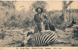 CONGO BELGE  KATANGA   ZEBRE  ZEBRA        ZIE  AFBEELDINGEN - Congo Belge