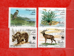 (Fr) Italia ° - 1991- Salvaguardia Della Natura. Serie Unif. 1996 à 1999.  LUSSO - 1991-00: Used