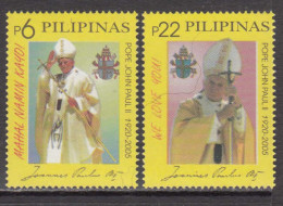 2005 Philippines Pope John Paul II Complete Set Of 2 MNH - Filippine