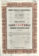 Verenigde Coöperatieve Suikerfabrieken G.A. - Dinteloord - Obligatie 4 % - 125 Gulden - Agricultura