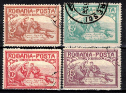 Roumanie 1906 Mi 169-72 (Yv 160-3), Obliteré - Sonstige & Ohne Zuordnung