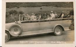 FOTOKAART OPEN BUS   DEPART POUR GAVARNIE   MAI 1929         ZIE  AFBEELDINGEN - Autobús & Autocar