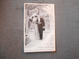 CPA Garden Party Au Chateau De Laeken  President De La Republique Française Magasin Bon Marché 1911 - Fiestas, Celebraciones